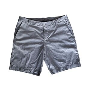 Lululemon‎ Shorts Commission Classic Fit 9" Men 36 Steel Blue Gray Warpstreme